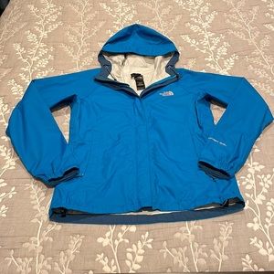 The North Face HyVent 2.5L Blue Rain Coat VGUC Size XS